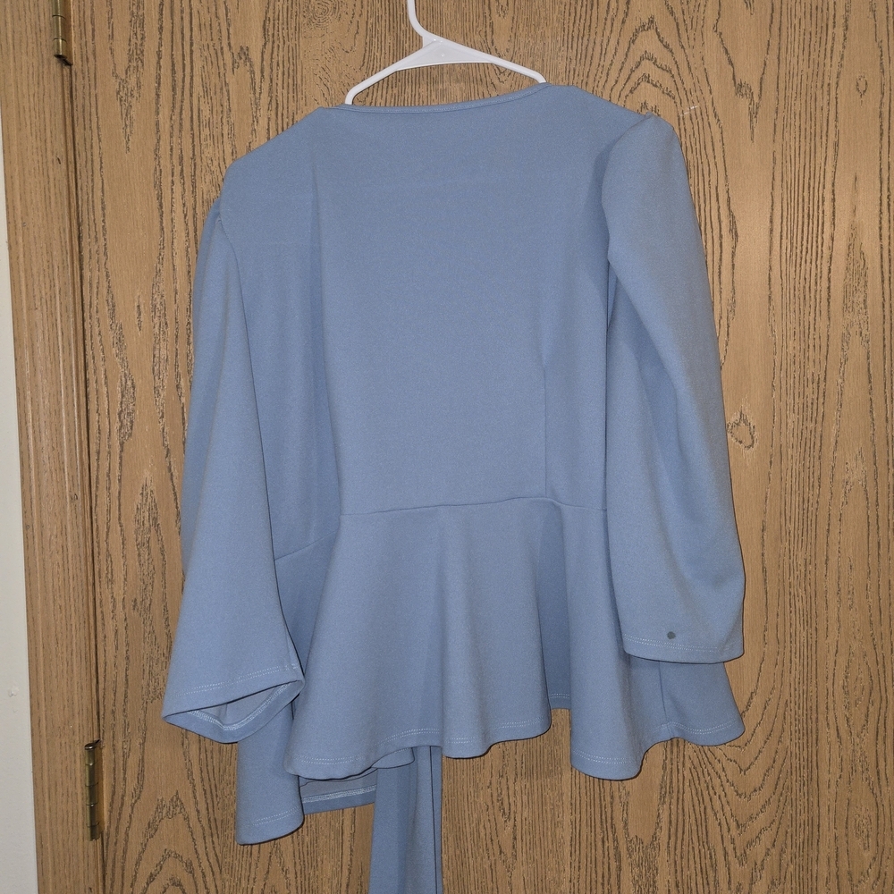 SHEIN Curve Soft Blue Cardigan - Picture 3 of 4